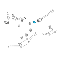 OEM Ford Focus Flex Tube Gasket Diagram - YS4Z-9450-FA