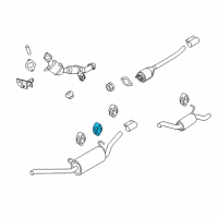 OEM Ford Rear Insulator Diagram - 98AZ-5A262-A