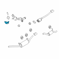 OEM 2013 Ford Transit Connect Front Hanger Diagram - 9T1Z-5A204-A