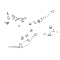 OEM 2013 Ford Transit Connect Pipe Stud Diagram - -W714713-S900