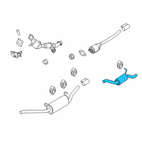 OEM 2010 Ford Transit Connect Resonator & Pipe Diagram - 9T1Z-5A289-A