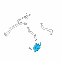 OEM Kia Stinger Warmer-ATF Diagram - 25620B1700