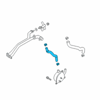 OEM Kia Stinger Hose Assembly-Radiator, Upper Diagram - 25414J5400