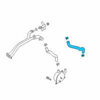 OEM Kia Stinger Hose Assembly-Radiator, Lower Diagram - 25415J5400