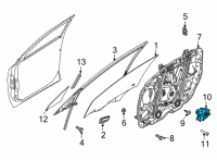 OEM 2022 Kia Sorento Motor Assembly-Front Pow Diagram - 82450P2010