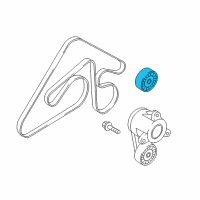 OEM 2016 Kia K900 Idler Assembly Diagram - 252863F300