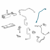 OEM 2016 Toyota Highlander Front Oxygen Sensor Diagram - 89467-0E180