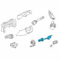 OEM 2012 Chevrolet Caprice Lock Cylinder Diagram - 92281678