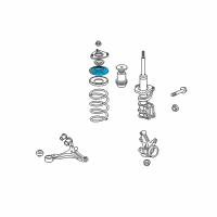 OEM 2005 Honda Civic Seat, FR. Spring (Upper) Diagram - 51688-S5A-701