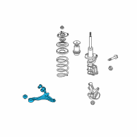 OEM 2003 Honda Civic Arm, Left Front (Lower) Diagram - 51360-S5B-A10