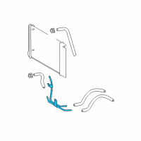 OEM 2009 Toyota Matrix Cooler Pipe Diagram - 32907-02040