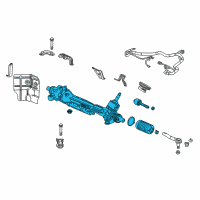 OEM Acura RLX Box, Steering Gear Diagram - 53600-TY2-A62