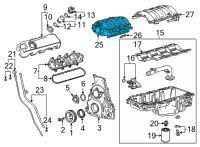 OEM 2022 Chevrolet Express 3500 Intake Manifold Diagram - 12677612