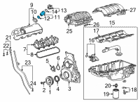 OEM 2022 Chevrolet Express 2500 Filler Tube Diagram - 12703864