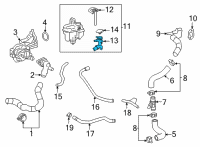 OEM Toyota Corolla Cross Filler Neck Diagram - 16502-F2010