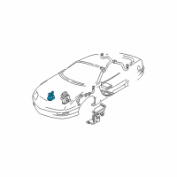 OEM Pontiac Firebird Valve Kit, Electronic Traction Control Brake Pressure Mod Diagram - 18029836