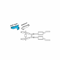 OEM 2001 Ford Mustang Manifold Diagram - XR3Z-9431-CB