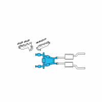 OEM 2002 Ford Mustang Converter Diagram - 2R3Z-5F250-EA