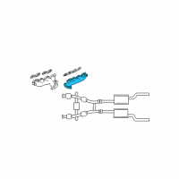 OEM 2001 Ford Mustang Manifold Diagram - XR3Z-9430-CC