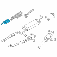 OEM 2020 Nissan Armada Heat Insulator-Front Floor, LH Diagram - 74753-5ZP0A