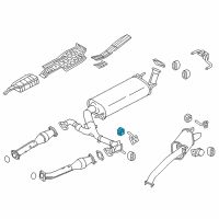 OEM Nissan Armada Mounting-Exhaust Diagram - 20651-6JF0A