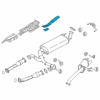 OEM 2021 Infiniti QX80 INSULATOR - Heat, Rear Floor Diagram - 74761-1LA0A