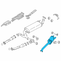 OEM 2022 Nissan Armada Muffler Assy-Post Diagram - 20350-1LP1A