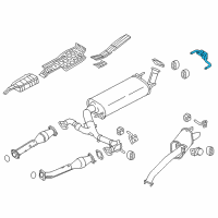 OEM Infiniti Mounting Assy-Exhaust Diagram - 20731-1LA0A