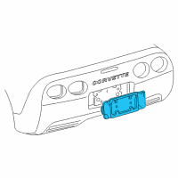 OEM 1999 Chevrolet Corvette Back Up Lamp Diagram - 16523537