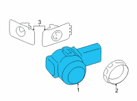 OEM 2022 BMW X5 Parking Sensors Diagram - 66205A1F682