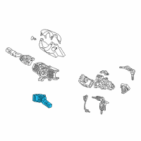 OEM 2007 Acura RDX Switch Assembly, Wiper Diagram - 35256-STK-A01