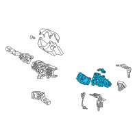 OEM 2012 Acura RDX Cylinder Set, Key Diagram - 06351-STK-A11