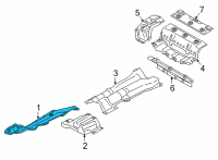 OEM 2020 BMW M5 Heat Insulation, Side, Front Left Diagram - 51-48-8-072-367