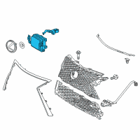 OEM Lexus Sensor Assembly, MILLIME Diagram - 88210-06020