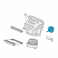 OEM 2014 Honda Accord Motor Assembly, F/R Diagram - 79350-T2F-A01