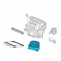 OEM Honda Accord Motor Assembly With F Diagram - 79310-T2F-A01