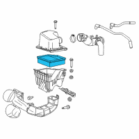 OEM 2013 Dodge Dart Filter-Air Diagram - 4627127AB