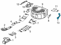 OEM Jeep Grand Wagoneer EXHAUST Diagram - 68544525AA