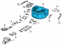 OEM 2022 Jeep Grand Wagoneer SPARE TIRE Diagram - 68422067AB