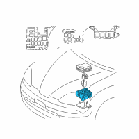 OEM Toyota Prius Junction Block Diagram - 82721-47010