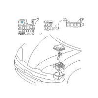 OEM 1989 Toyota Camry Cooler Relay Diagram - 85926-30020