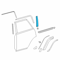 OEM 2019 Toyota 4Runner Applique Diagram - 75762-35020