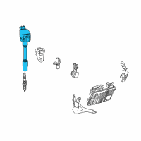 OEM Toyota Highlander Ignition Coil Diagram - 90919-A2010