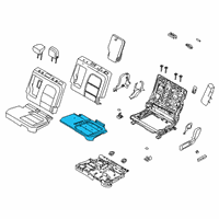 OEM 2022 Ford Escape PAD - REAR SEAT CUSHION Diagram - LJ6Z-7863841-B