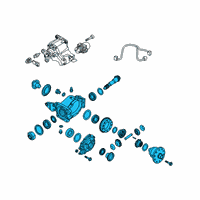 OEM 2019 Hyundai Kona Carrier Assembly-Differential Diagram - 53000-3B710