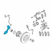 OEM 2009 Chevrolet Aveo Splash Shield Diagram - 94565914