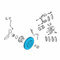 OEM Pontiac G3 Rotor Diagram - 96471275