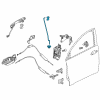OEM 2022 Honda HR-V Rod Set R FR Door Diagram - 72113-T7A-305