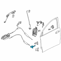 OEM 2022 Honda HR-V Checker, Right Front Door Diagram - 72340-T7W-A11