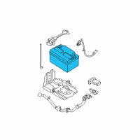 OEM 2007 Nissan Sentra Batteries Diagram - 244104Z410
